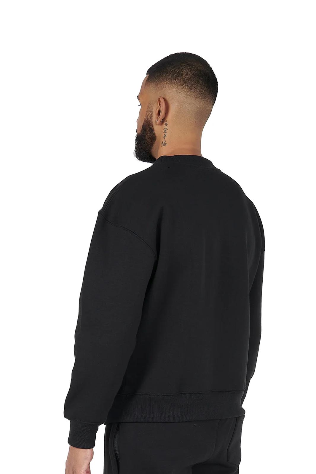 Oversized Sweater 330GSM black back