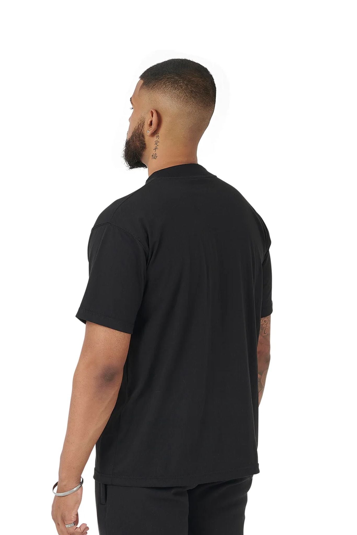 Oversized T-shirts 220gsm black back