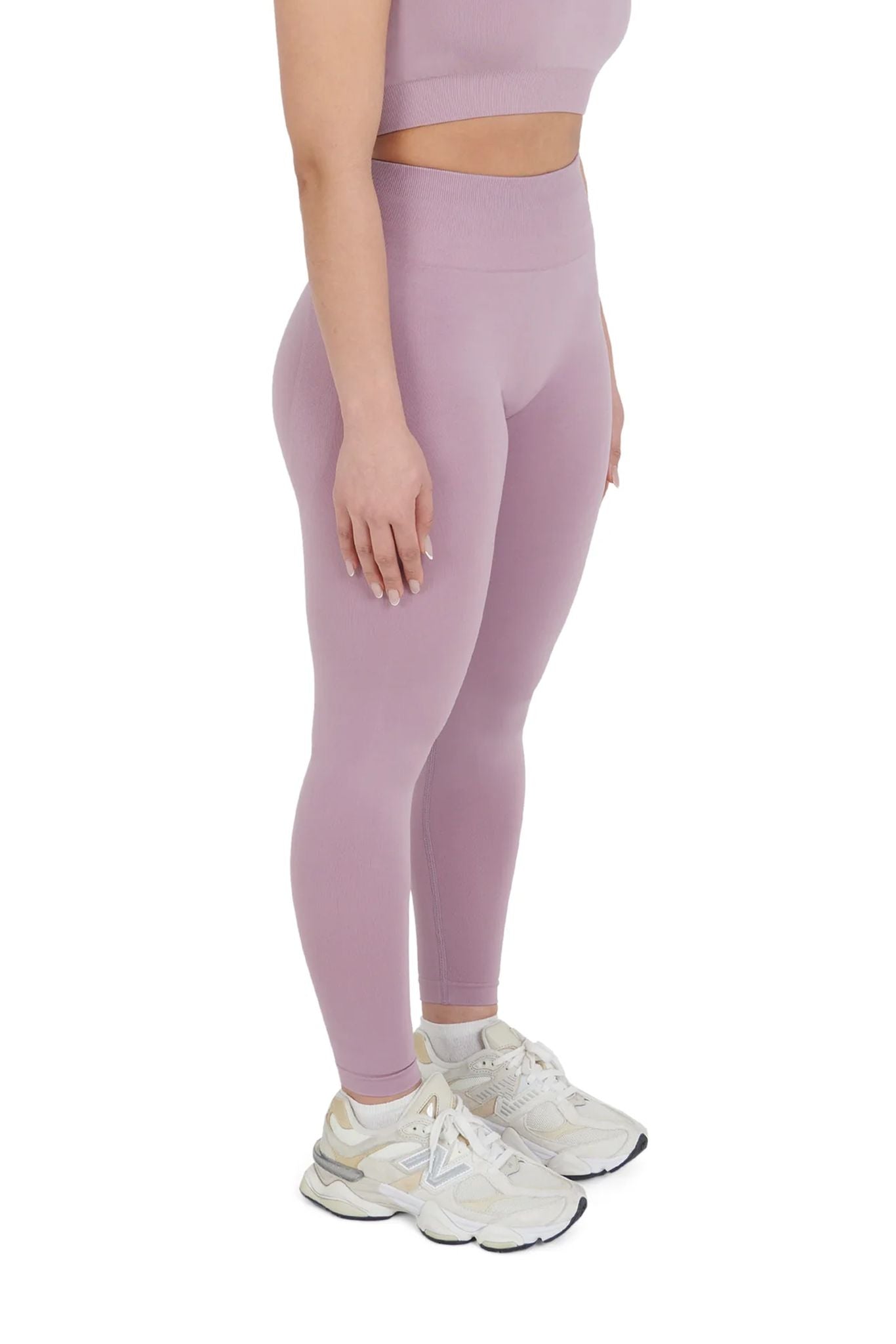 Premium Yoga Leggings dusty pink front