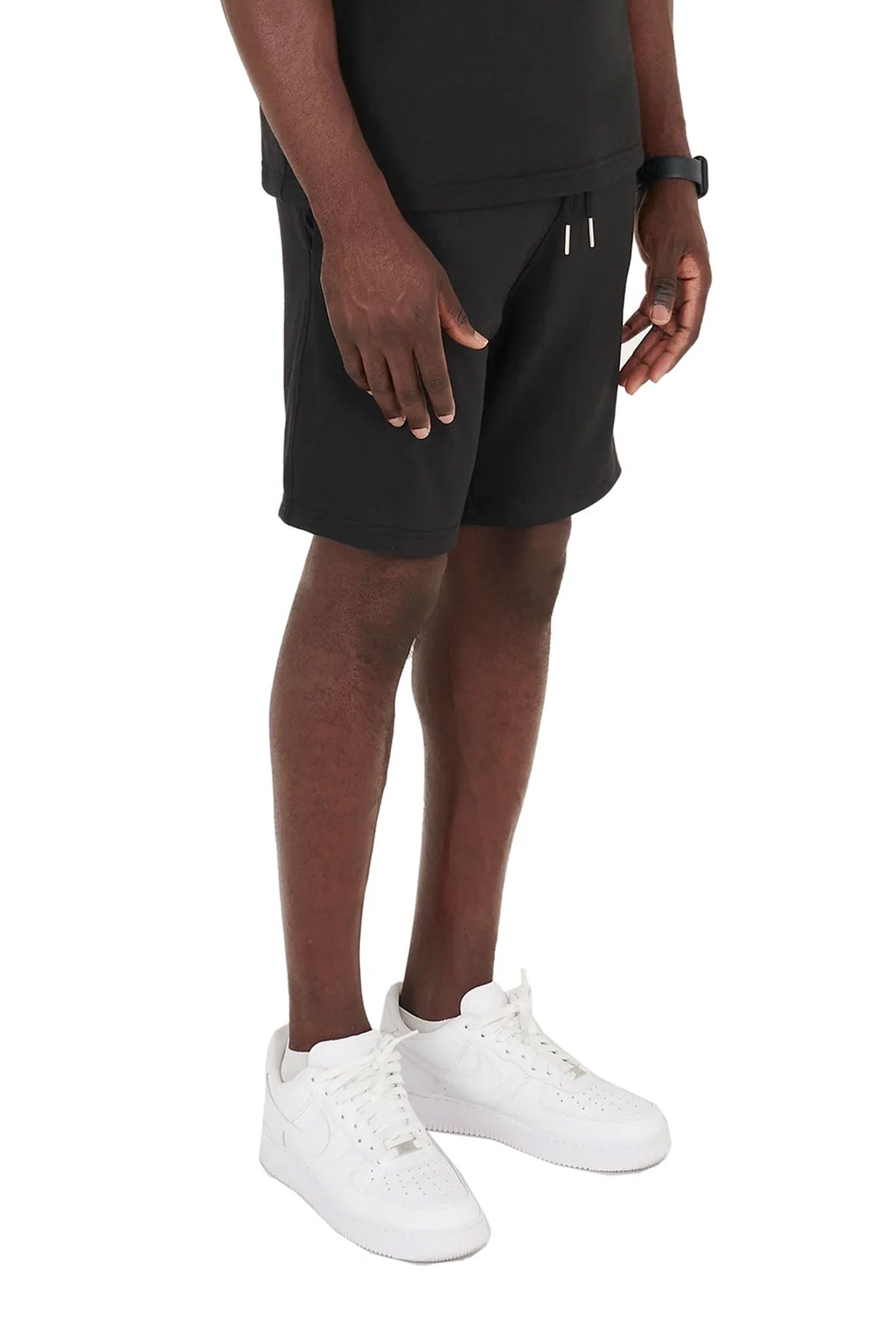 Regular Fit Shorts black front