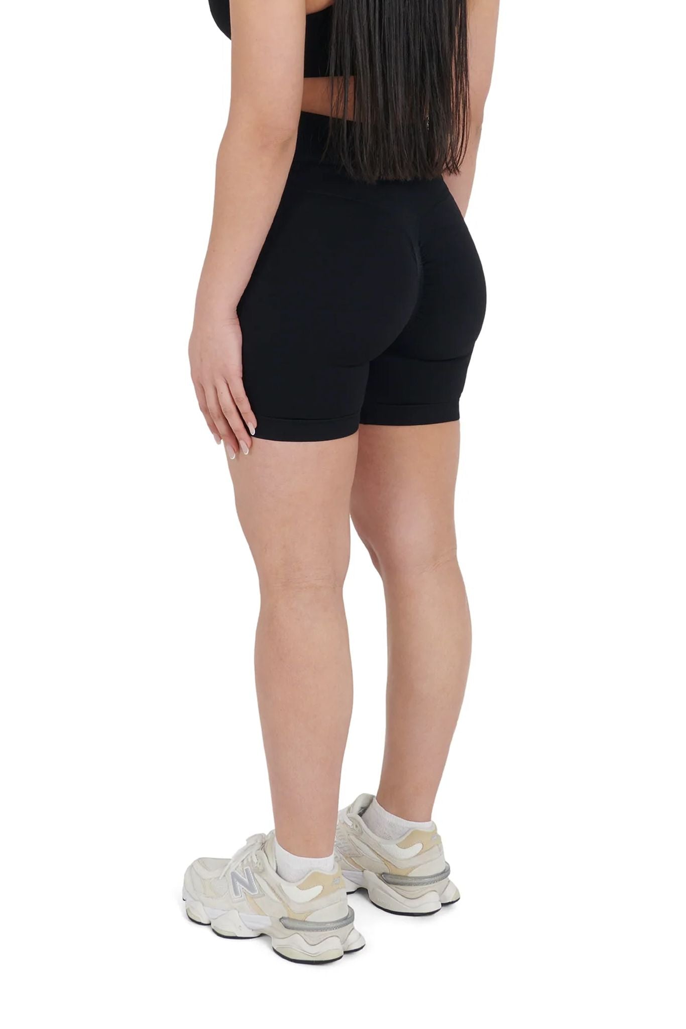 Seamless Cycling Shorts black back