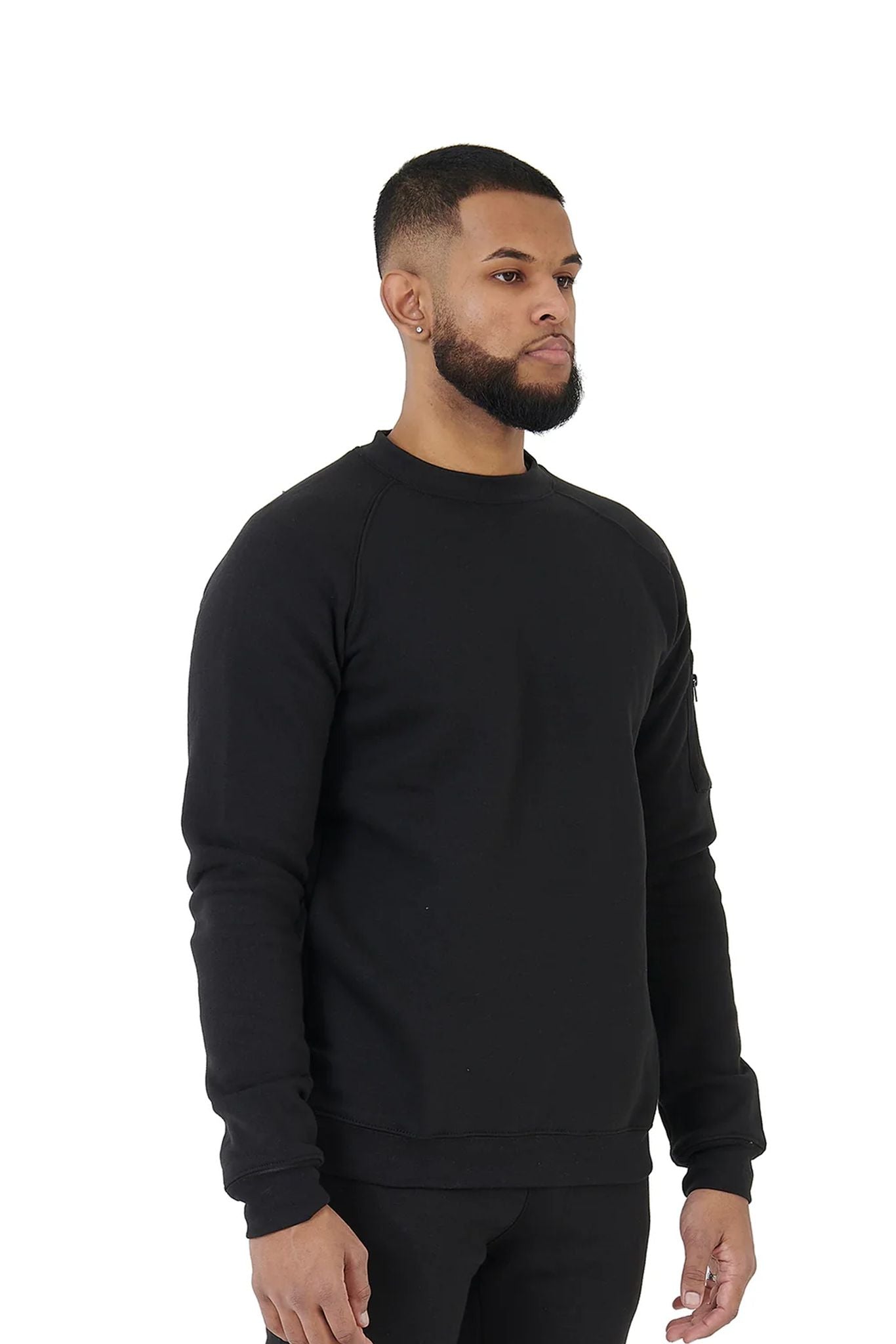 Sweaters 330GSM black front