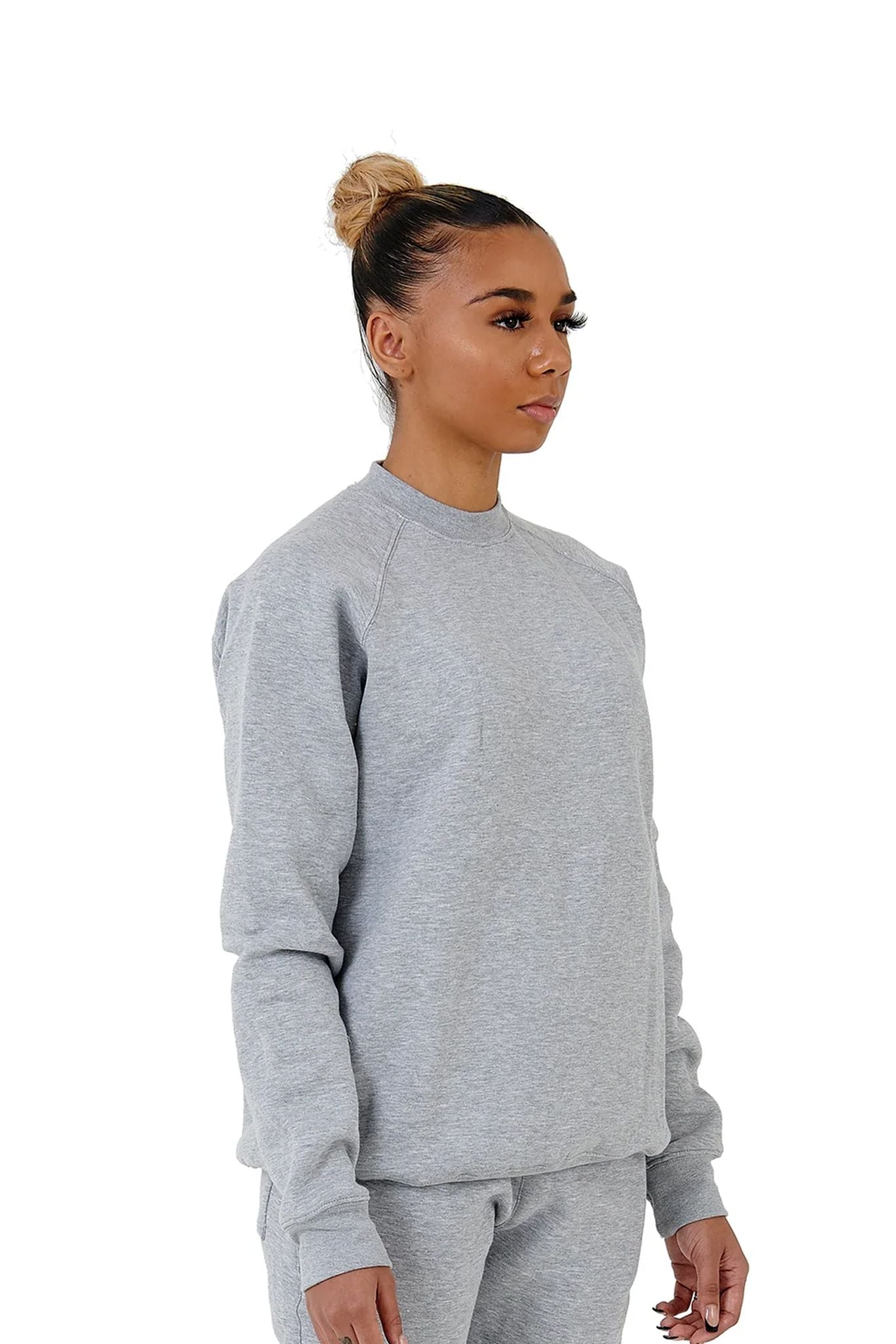 Sweaters 330GSM female grey front