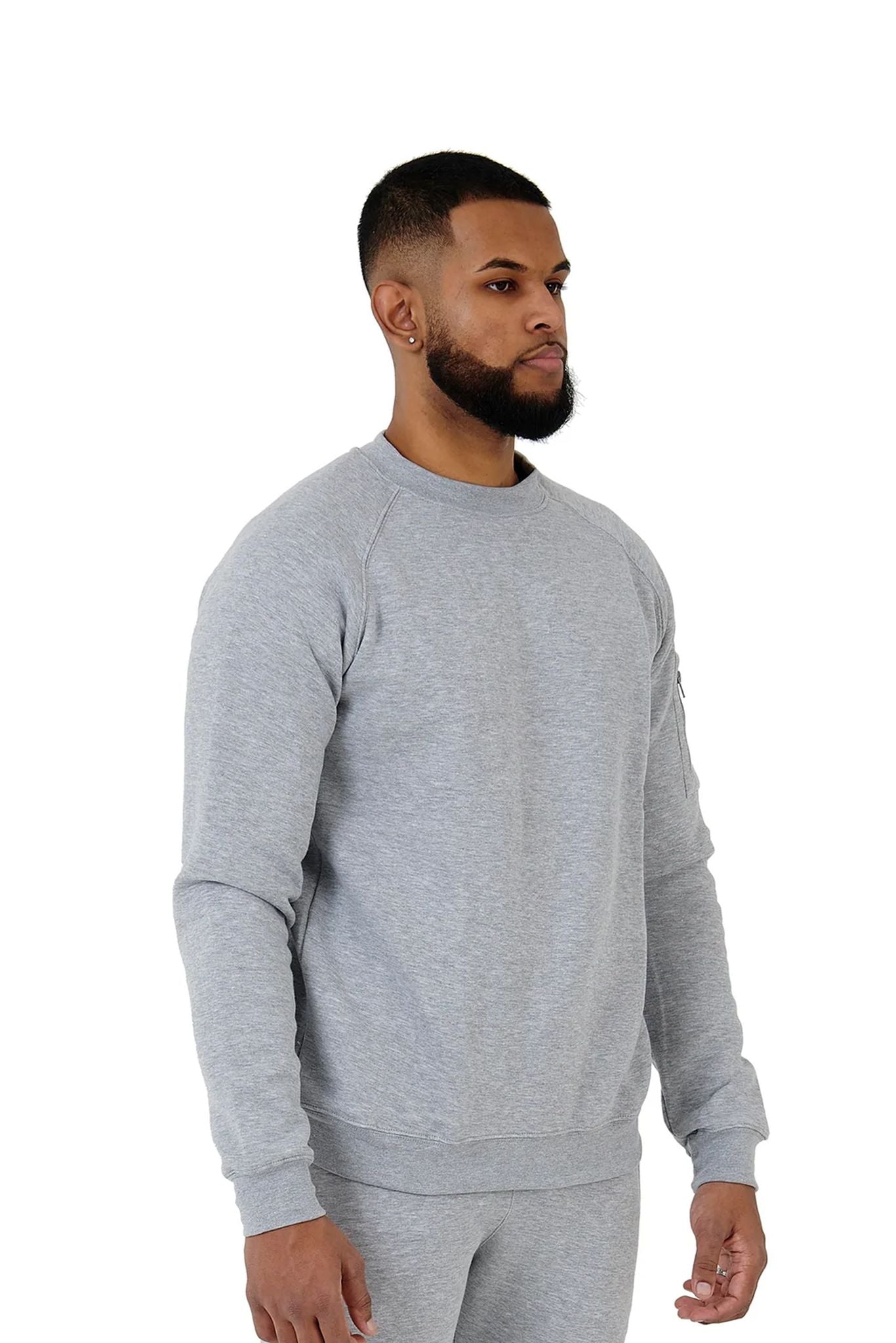 Sweaters 330GSM grey front